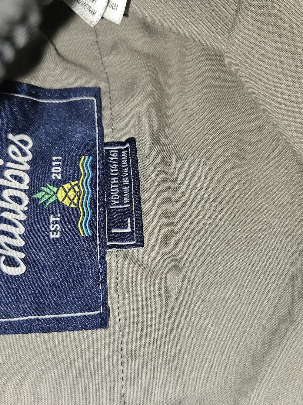 chubbies Black Elastic-Waist Kids Shorts